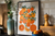 East End Print oranges on Kitchen counter
