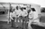 A man band singing at a marquee wedding in Somerset