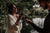 Married couple enjoys wine from the wine subscription they got as a present