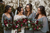 a bride and her bridesmaids holding a wedding flower bouquet