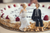 wedding cake topper of bride and groom