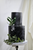 black mistletoe Christmas wedding cake