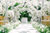 white floral wedding aisle