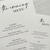 minimalist black and white wedding menu stationery set