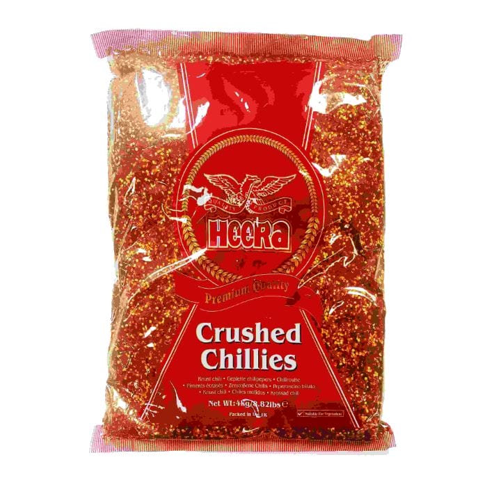 Heera Crushed Chilli Flakes Packet 4kg - Adams Food Service