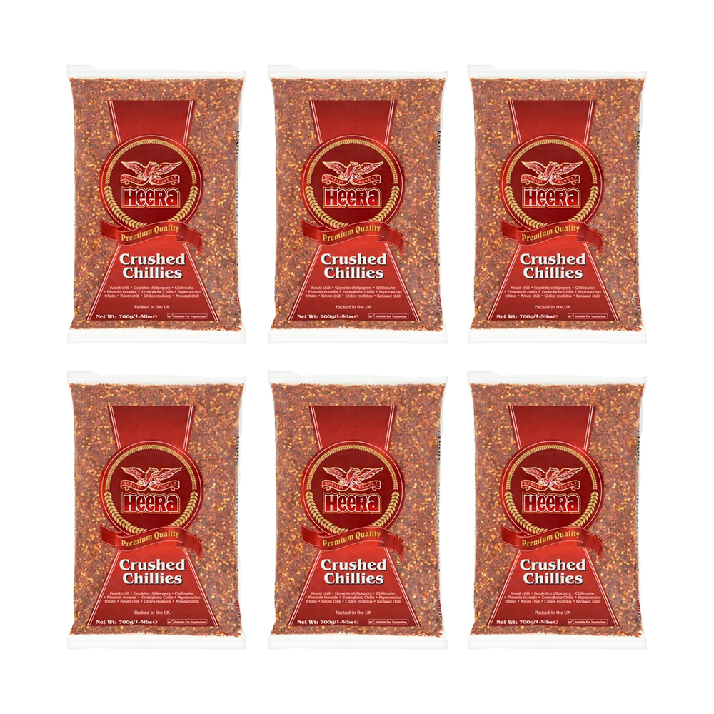 Crushed Chillies Box 6x650g - Adams Food Service