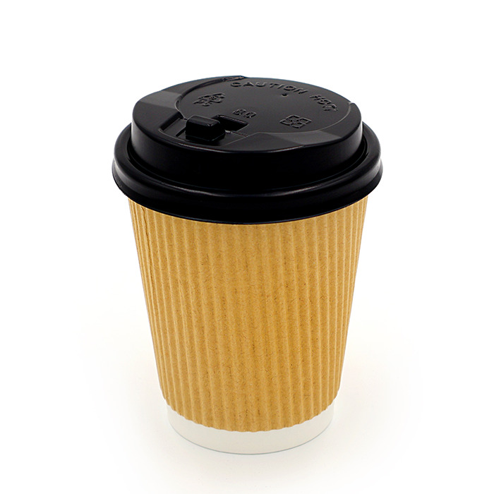 Green Leaf 8oz Kraft Ripple Cups 20x25