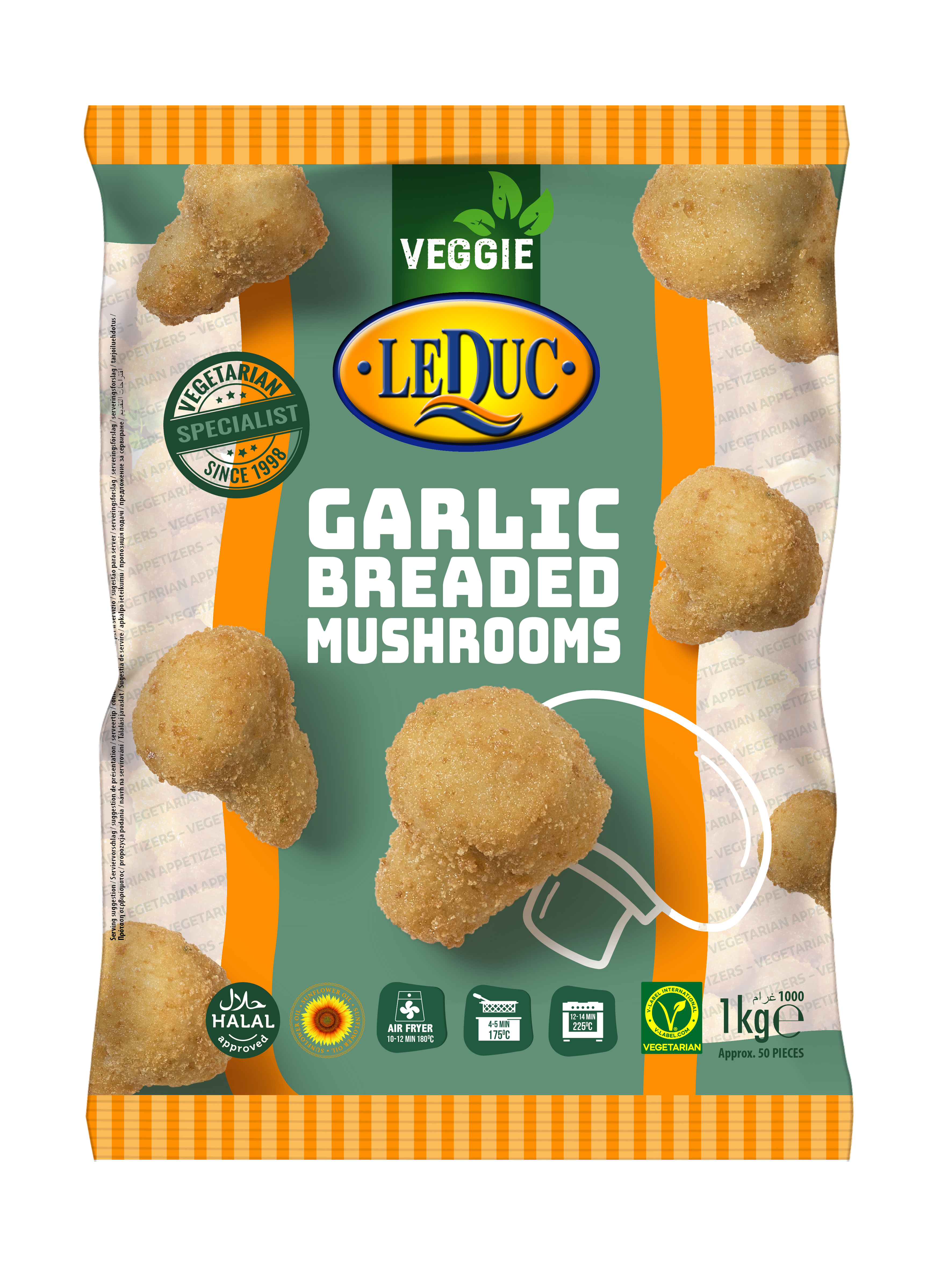 Le Duc Breaded Garlic Mushrooms 5x1