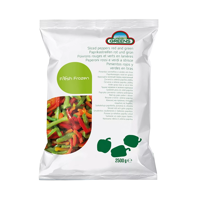 Greens Sliced Mixed Peppers 4x2.5