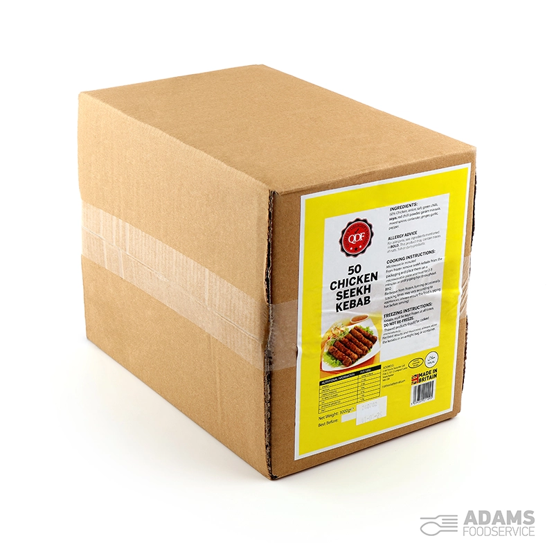QDF Chicken Seekh Kebabs Box 5x10