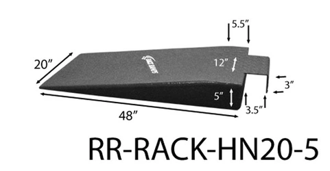 5" Hook Nosed Rack Ramp - 20" - Set of 2