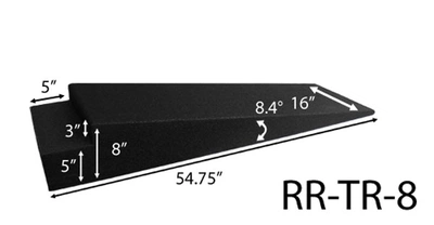 8" High Trailer Ramp - Set of 2