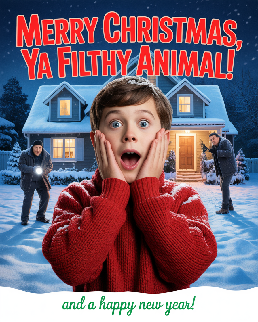Merry Christmas Ya Filthy Animal