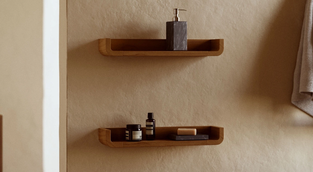 Væghylde - 9 stilfulde væghylder til badeværelset