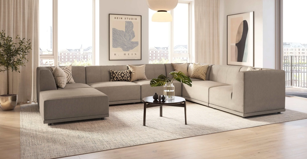 U-sofa - 15 rummelige modeller med masser af plads til hele familien