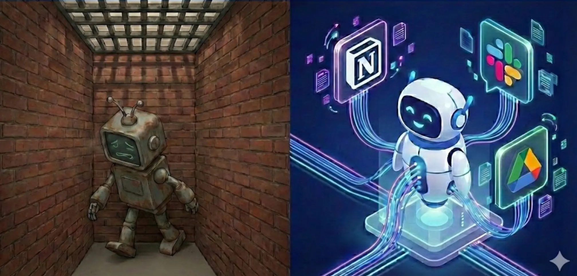 Système non-connecté vs système connecté