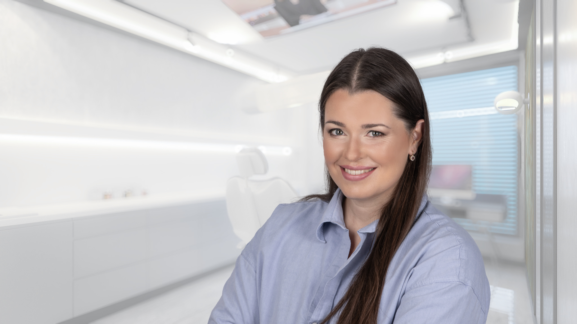 Dr. Adrienn Hódi-Magyar at Debrecen Potidental Dental Clinic.