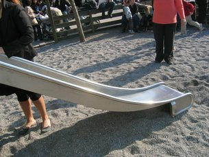 Slide for tower/embankment