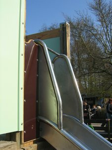 Slide for tower/embankment