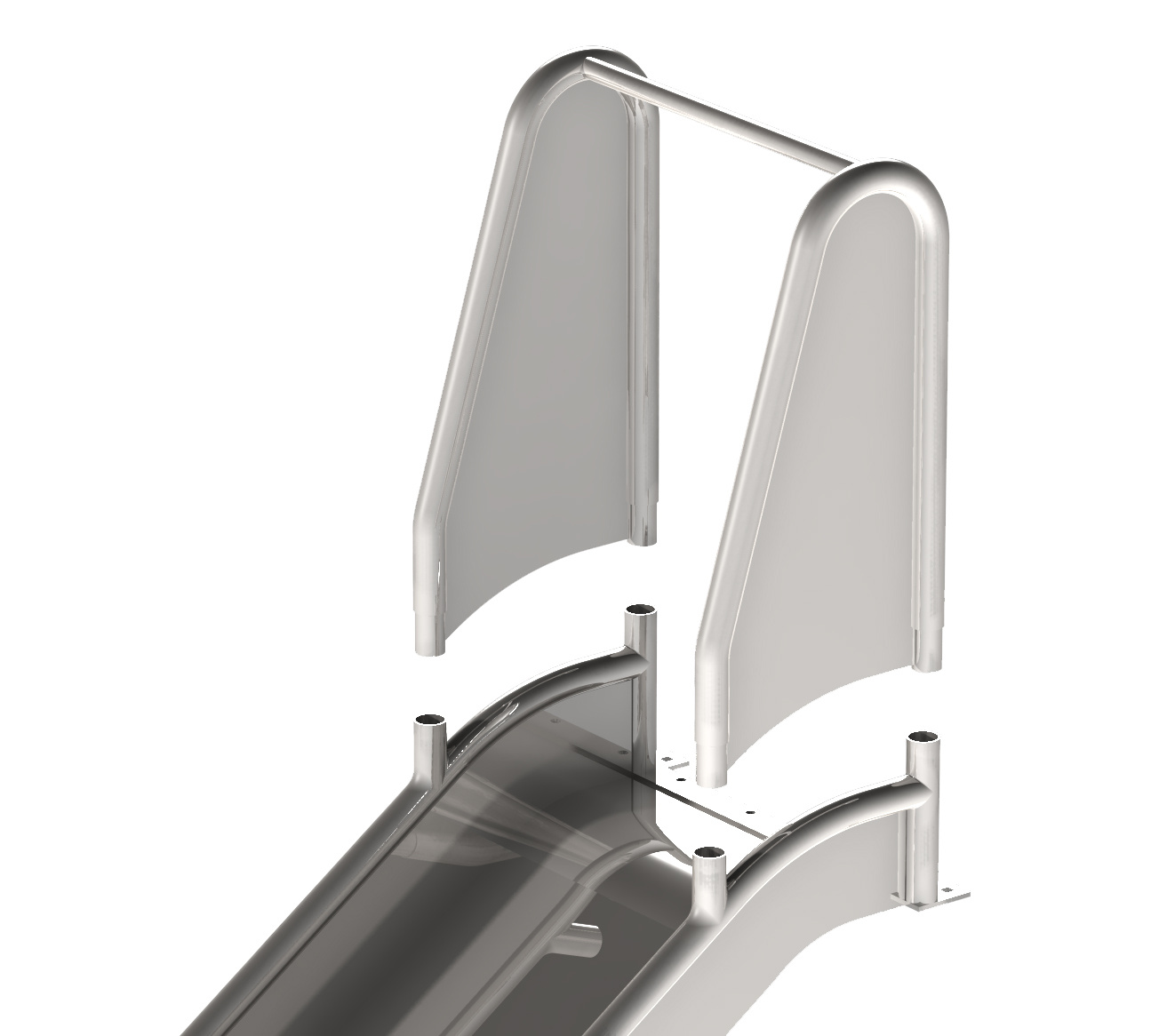 Slide for tower/embankment