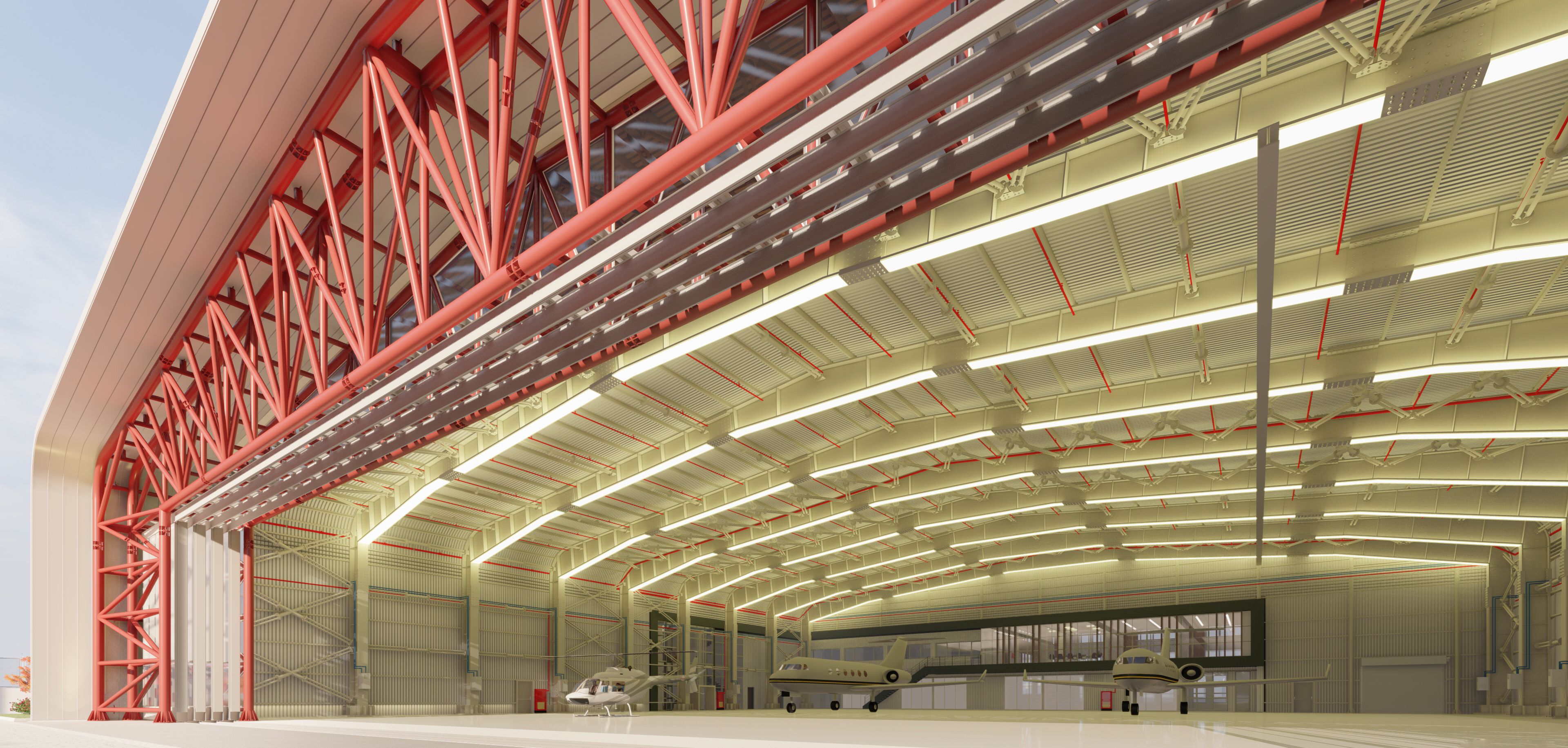 Çelik Hangar - Ankara Esenboğa Jet Hangarı