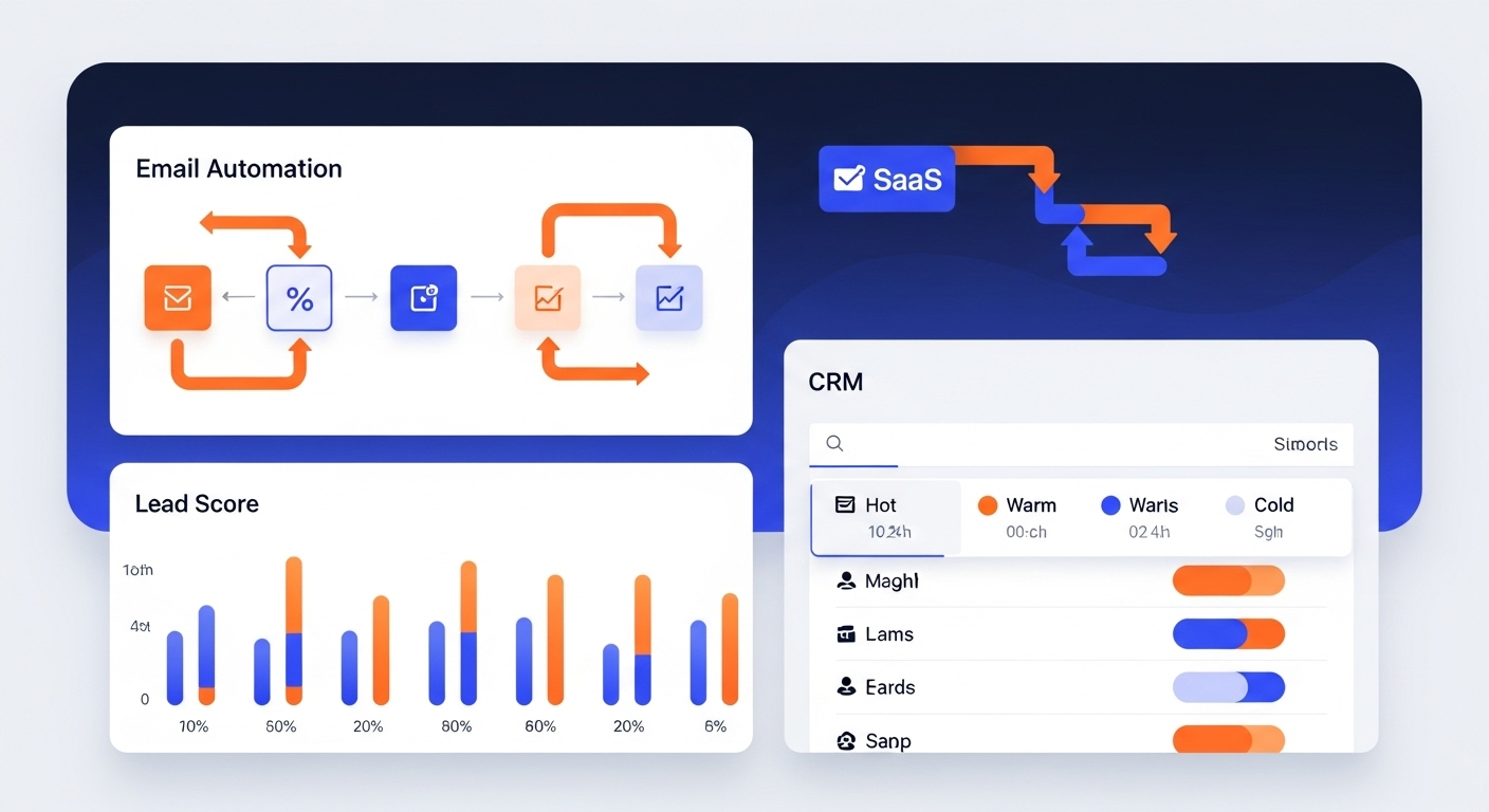 Automated Email & Lead Scoring System for a SaaS Marketing Platform