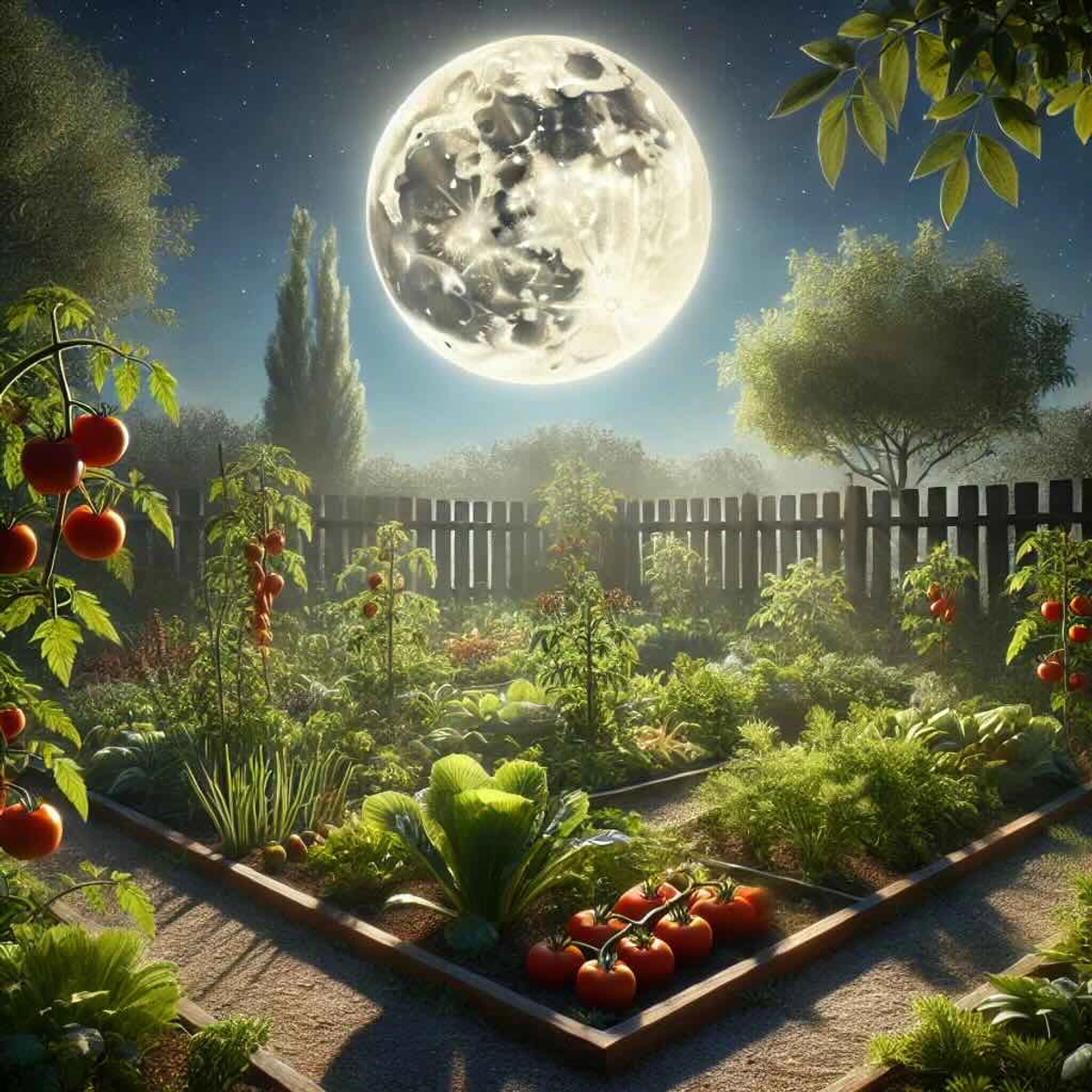 Follow the moon's cycle when planting and sowing seeds and crops