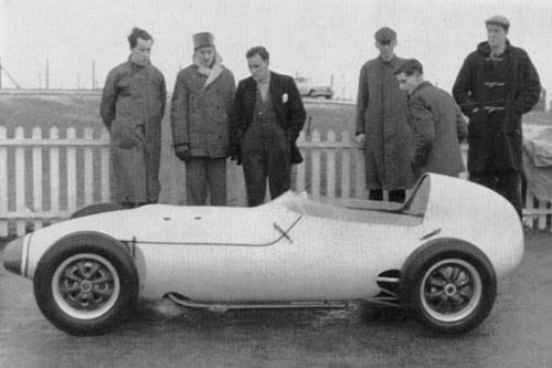 It was only two years after setting up Lola Cars that Eric Broadley took the plunge and entered the competitive world of Formula Junior with the Mk2. Nicknamed the "mini-Vanwall", the Mk2 was a front-engined design with double wishbone front suspension with unequal length trailing wishbones and drive shafts at the rear.