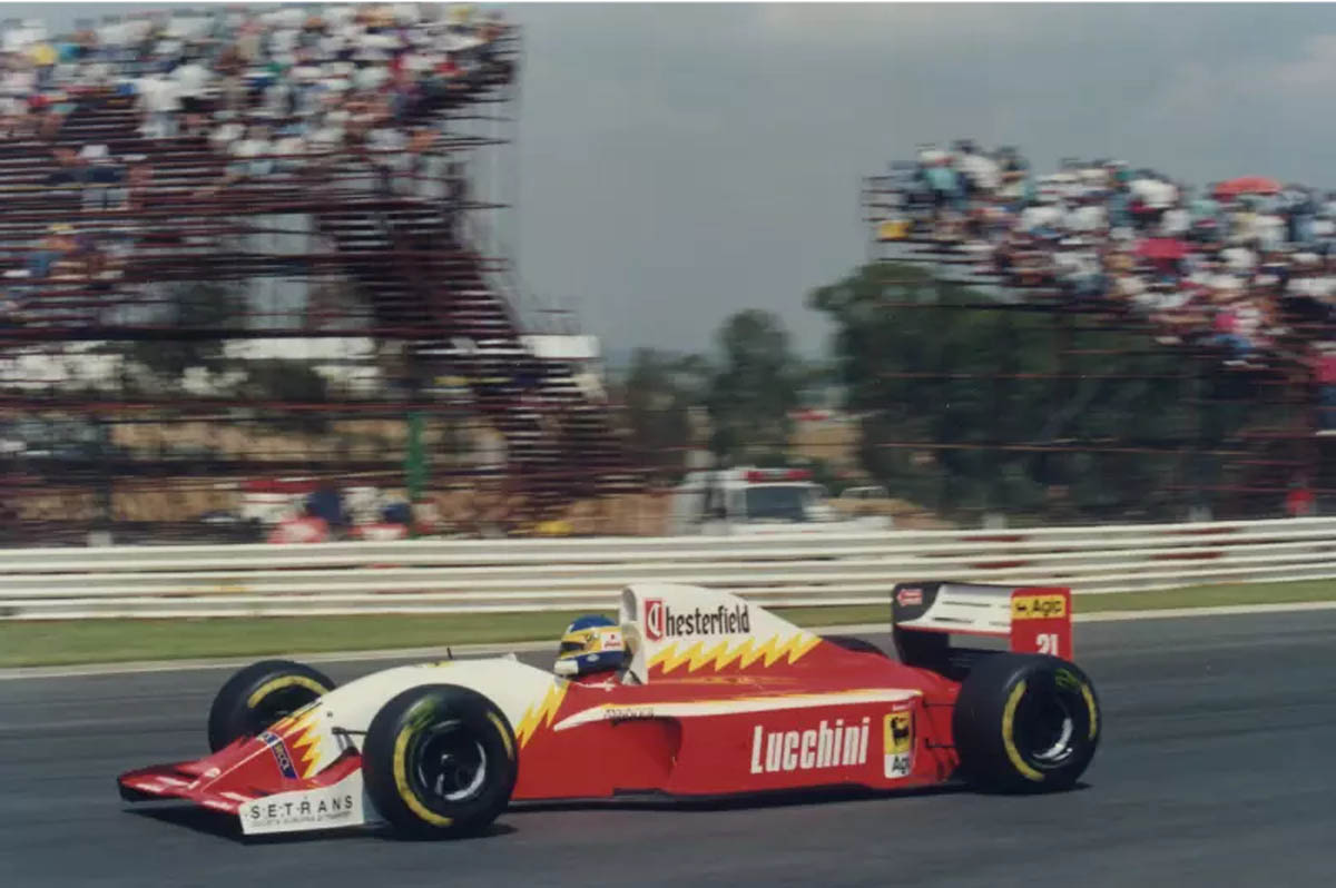 Michele Alboretto's BMS Scuderia Italia T93-30. (The Lola Archive)