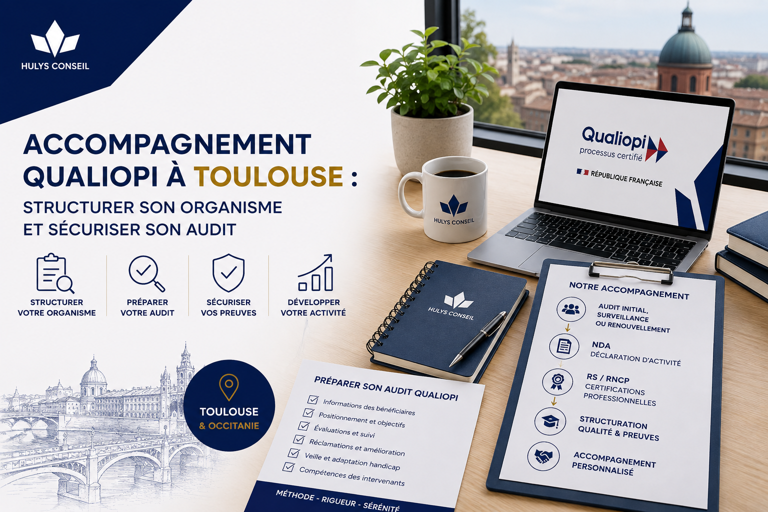 Accompagnement Qualiopi à Toulouse : structurer son organisme et sécuriser son audit