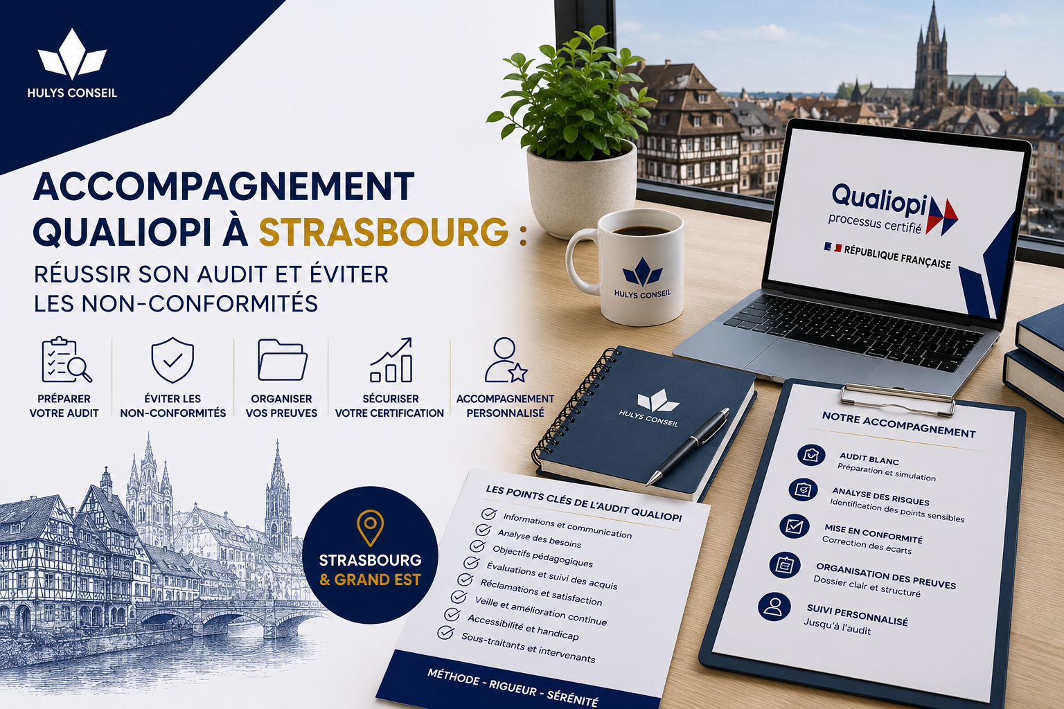 Accompagnement Qualiopi à Strasbourg : réussir son audit et éviter les non-conformités