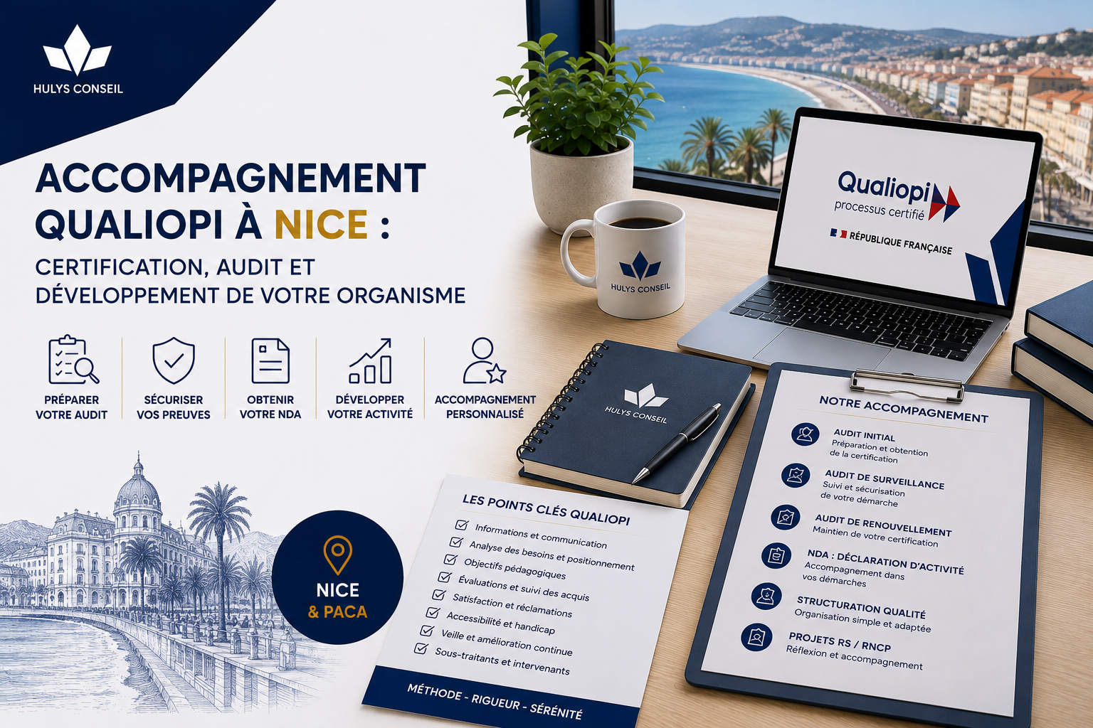Accompagnement Qualiopi à Nice : certification, audit et développement de votre organisme