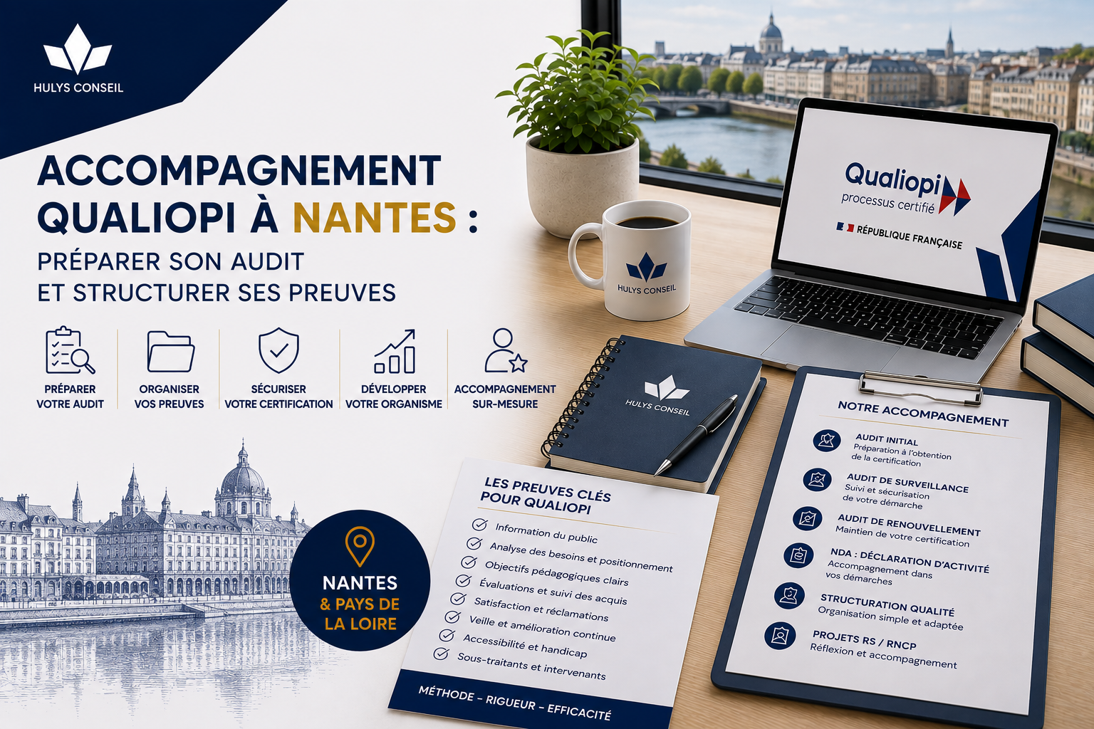 Accompagnement Qualiopi à Nantes : préparer son audit et structurer ses preuves