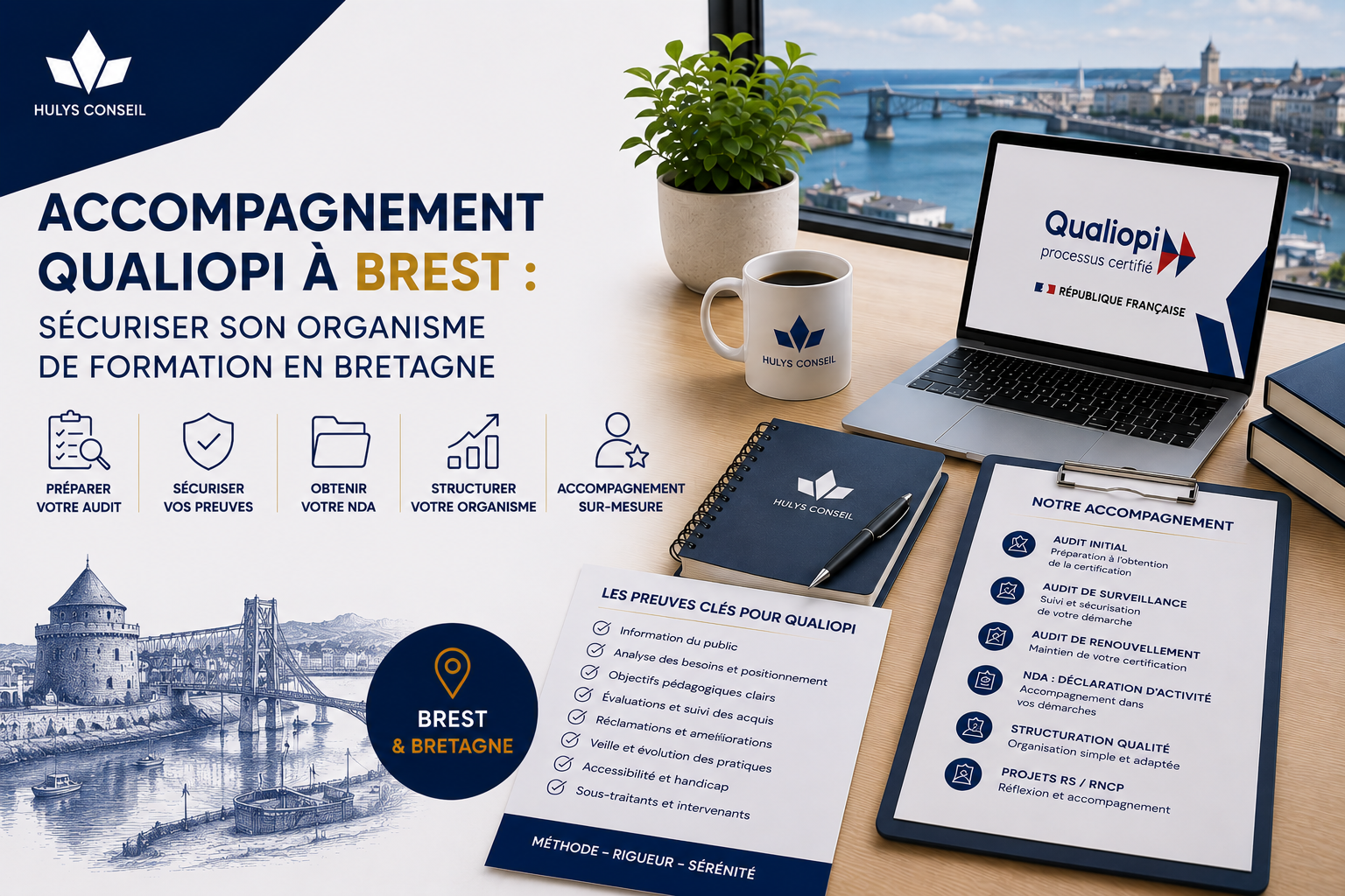 Accompagnement Qualiopi à Brest : sécuriser son organisme de formation en Bretagne