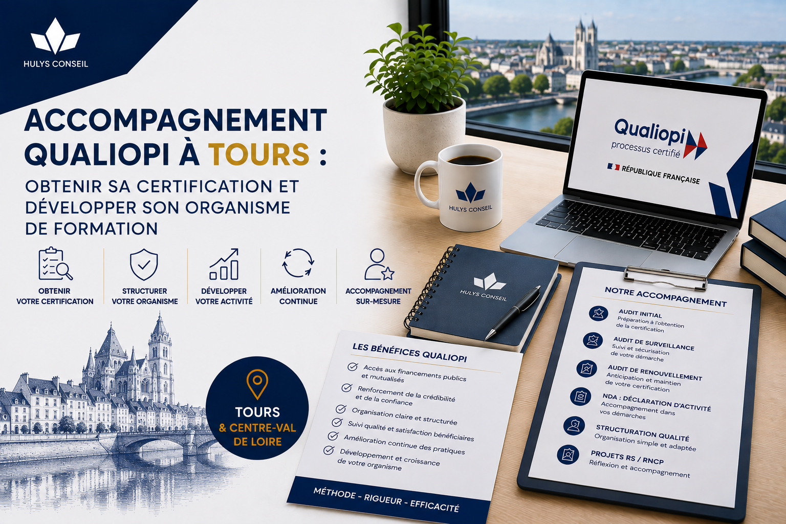 Accompagnement Qualiopi à Tours : obtenir sa certification et développer son organisme