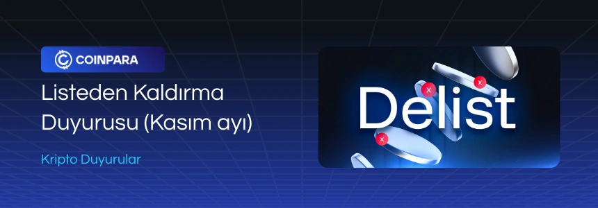  Listeden Kaldırma Duyurusu - Kasım ayı