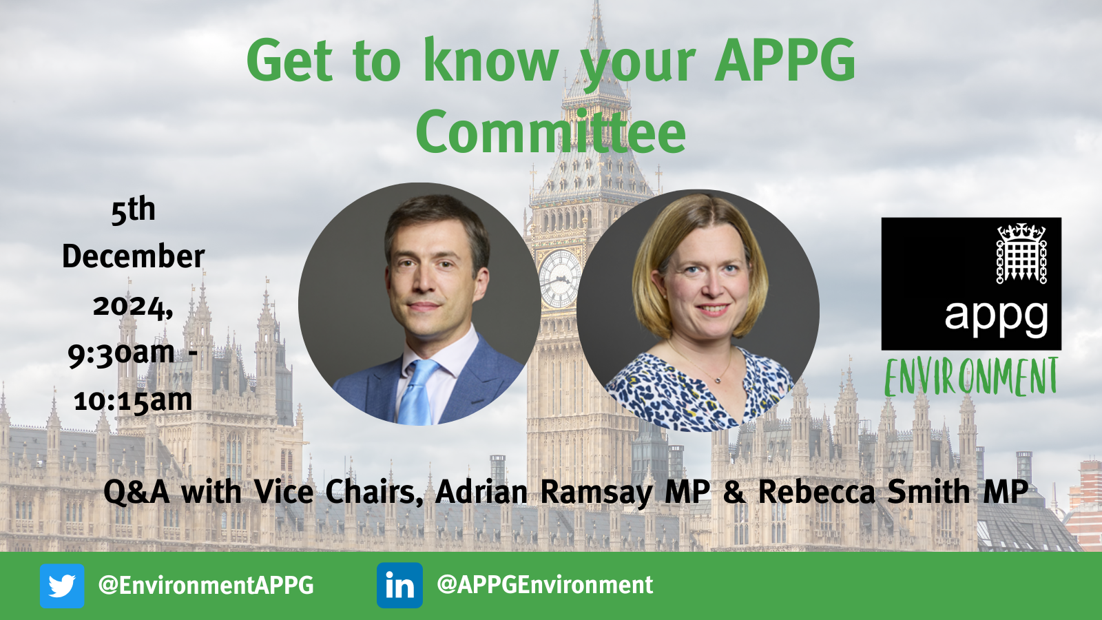 Q&A with Vice Chairs Adrian Ramsay MP & Rebecca Smith MP | Events ...