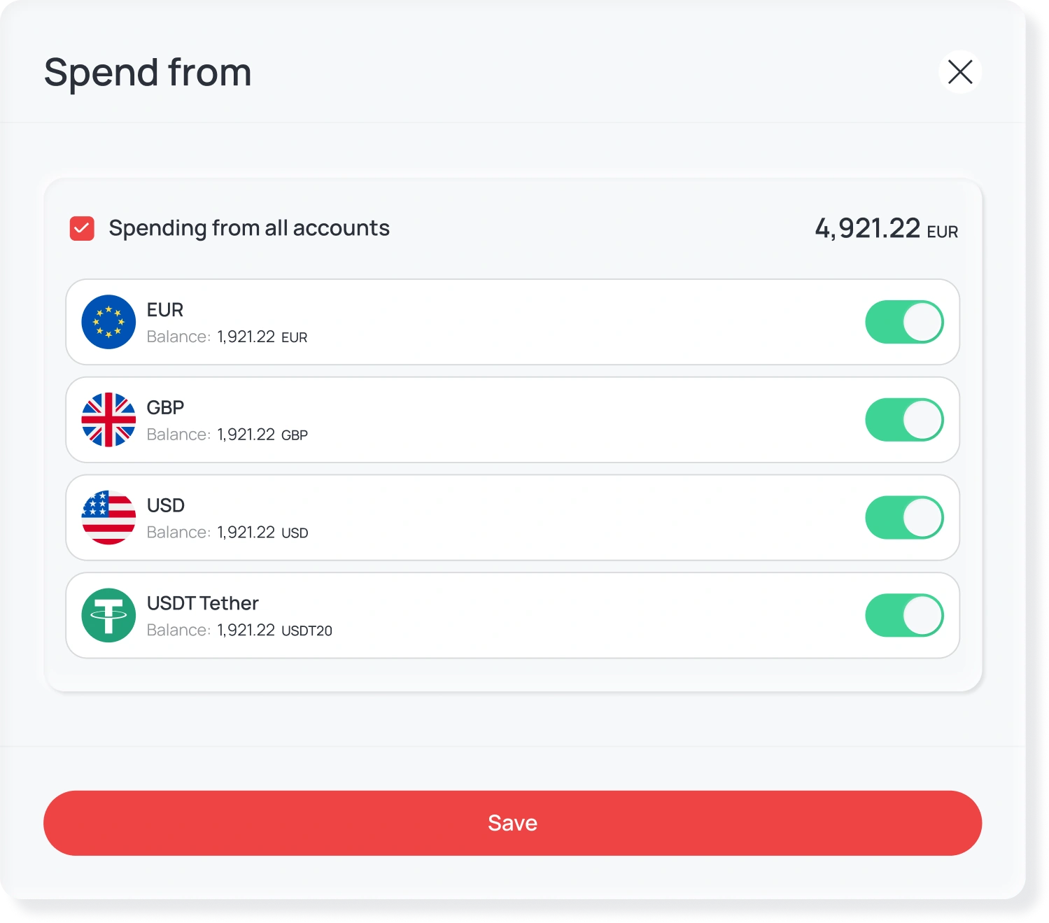 Explore Our Newest Feature: Multi-Account Card Spending!