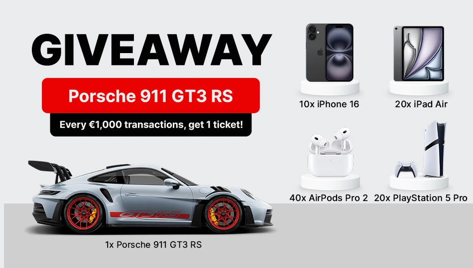 Giveaway of the Year: Porsche 911 GT3 RS, iPhone, iPad, PlayStation and More!