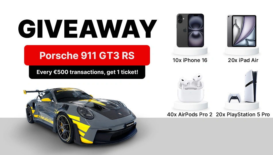Giveaway of the Year: Porsche 911 GT3 RS, iPhone, iPad, PlayStation and More!