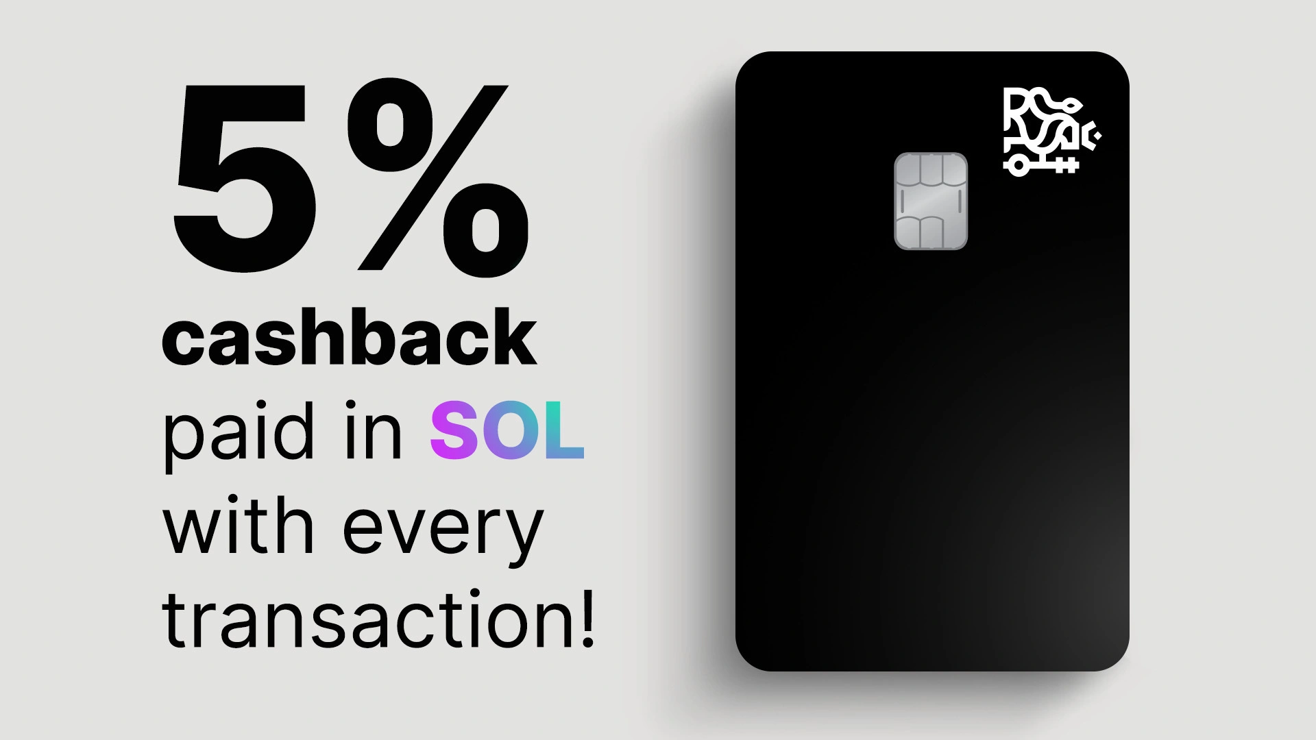 Earn 5% Cashback in SOL Every Month With The Kingdom Bank! 