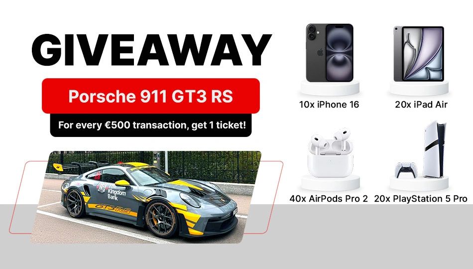 Giveaway of the Year: Porsche 911 GT3 RS, iPhone, iPad, PlayStation and More!