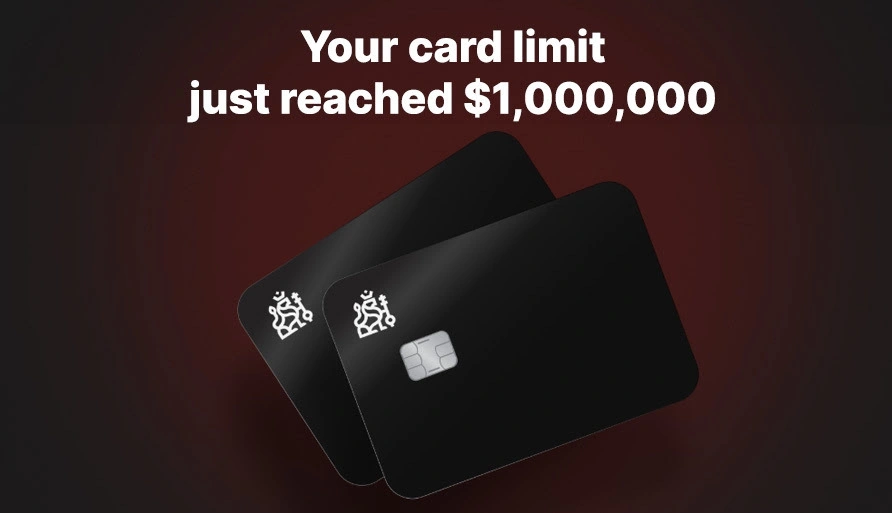 The Kingdom Bank Card Limits Increased to €1,000,000
