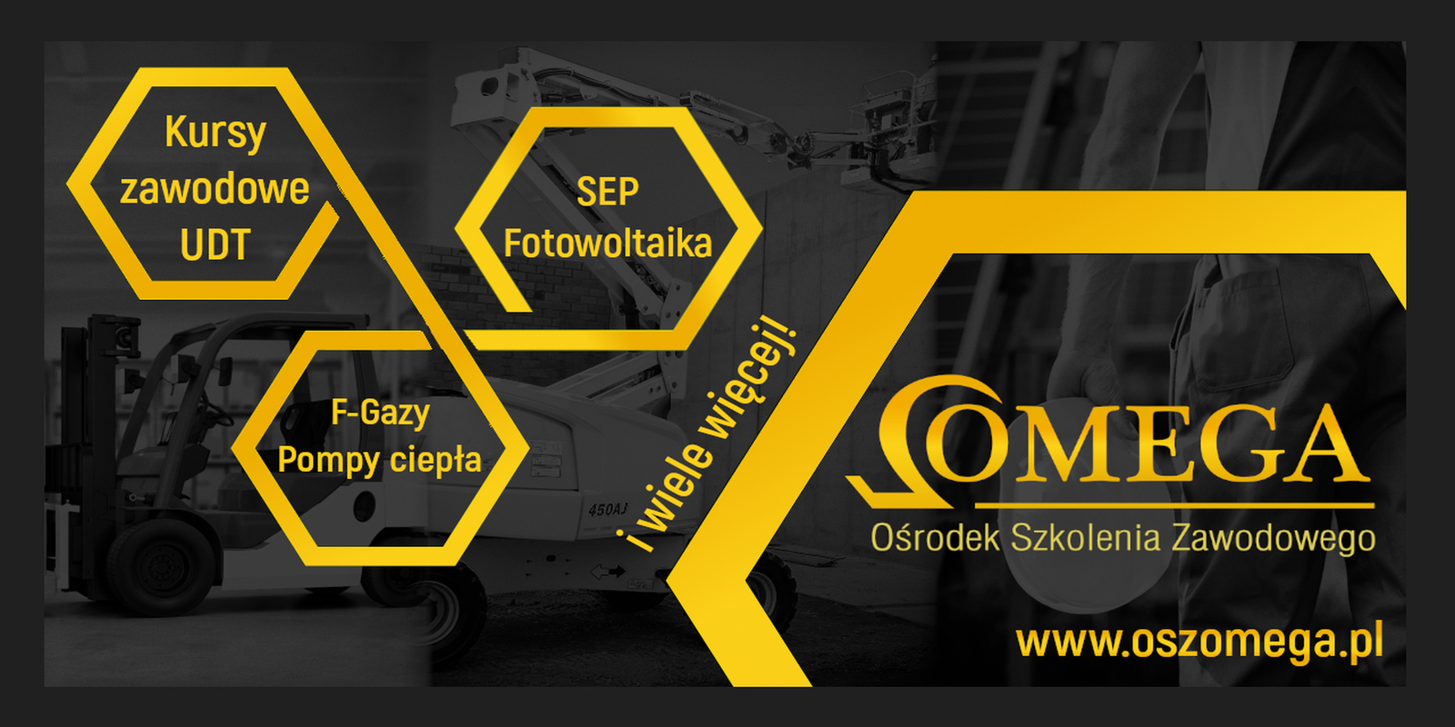 Banner reklamowy firmy Omega S.C Ośrodek szkolenia zawodowego