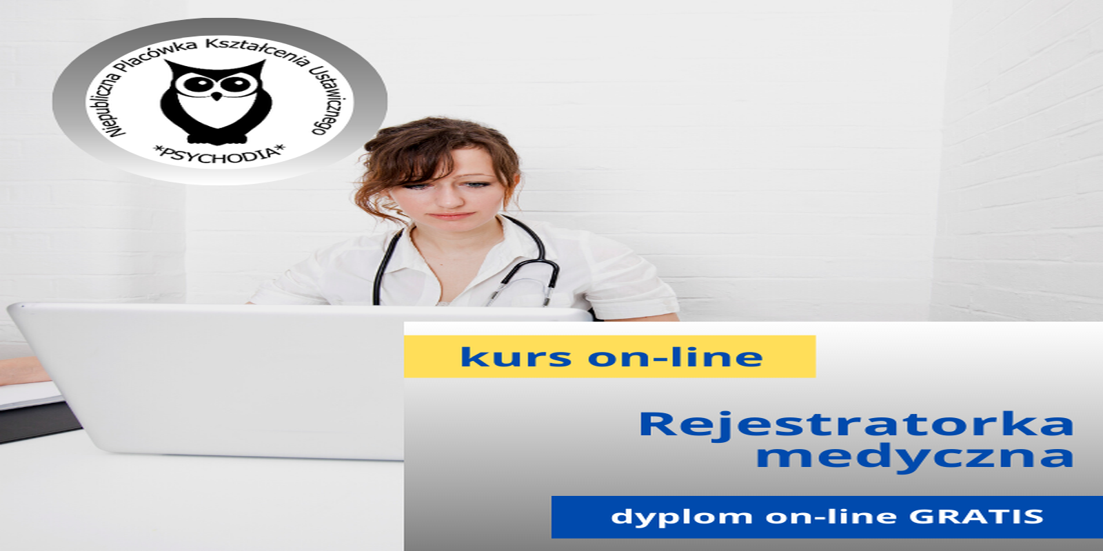 Grafika kursu Rejestratorka medyczna kurs online