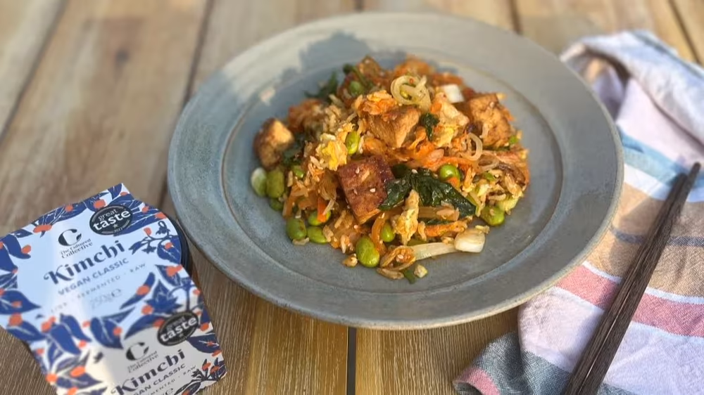 Kimchi Fried Whole Grain Rice