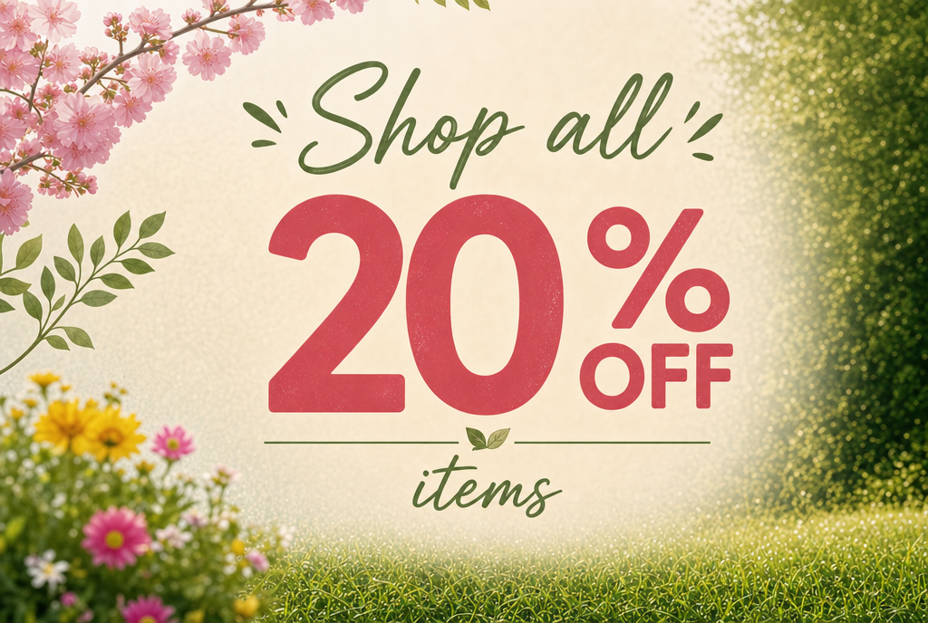 20 percent off selected products