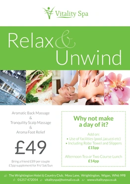 Relax & Unwind<br>Leaflet Design
