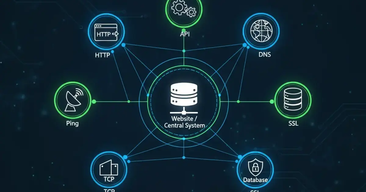 Tipos de Monitoreo: HTTP, TCP, Ping, DNS, SSL y Más (Guía Completa)