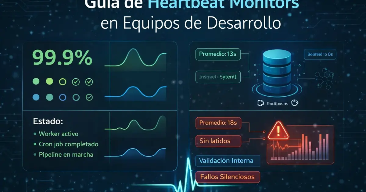 Guía de Heartbeat monitors en equipos de desarrollo